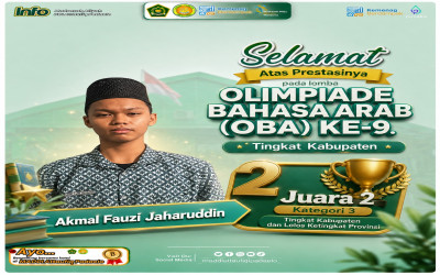 Selamat atas Pertisipasinya Olimpiade Bahasa Arab (OBA)