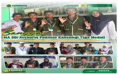 Bangga, MA DDI Attaufiq Padaelo Kantongi Tiga Medali di Ajang Semarak Event Akademik 2026 STAI Al Gazali Barru